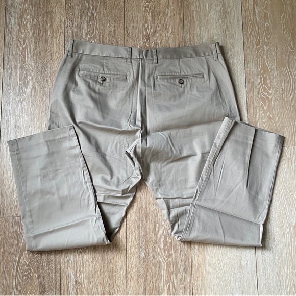 Men’s Bonobos Wednesday Slim Fit Flat Front Khaki Pants Size 38 Waist 30 Inseam - Picture 10 of 11